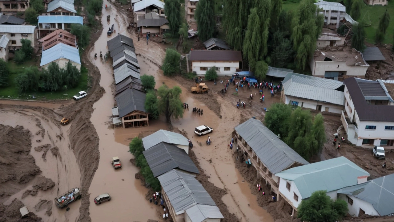 Оползень в Джалал-Абадской области Кыргызстана нанес значительный ущерб: причины и последствия